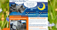 Desktop Screenshot of hotel-chat-bleu.fr